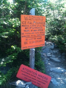 Winter-related hazards can await in Tuckerman Ravine, even in late June.